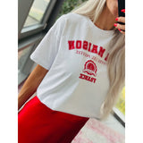 Adelina T-Shirt Optical White / Red