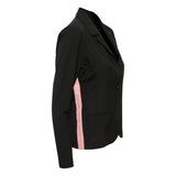 Alma Jillian blazer black w. rosa/silver lurex