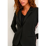 Alma Jillian blazer black w. rosa/silver lurex