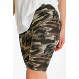 Leggings shorts i army print