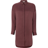 Harlow LS long shirt decadent chocolate