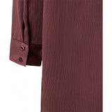 Harlow LS long shirt decadent chocolate