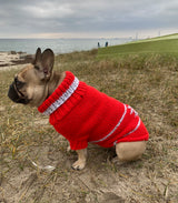 Strikketrøje til fransk bulldog