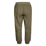 Bomulds capri bukser I army grøn