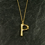 Halskæde med bogstav