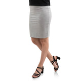Penny skirt light grey melange