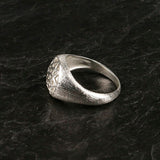 Sølv ring med emblem