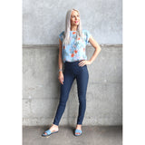 Leggings bukser med elastik i taljen og smalle ben