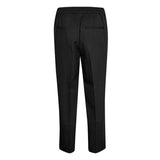 Sort klassisk habit buks med lige ben og presfolder