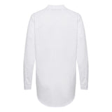 Klassisk hvid gennemknappet skjorte fra Kaffe med klassisk skjortekrave lange ærmer med manchet og knap set bagfra