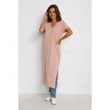 Mily jersey dress mahogany rose