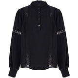 Jillie Blouse Black (forudbestilling)