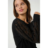 Nima Jersey Blouse Black Deep LIVE