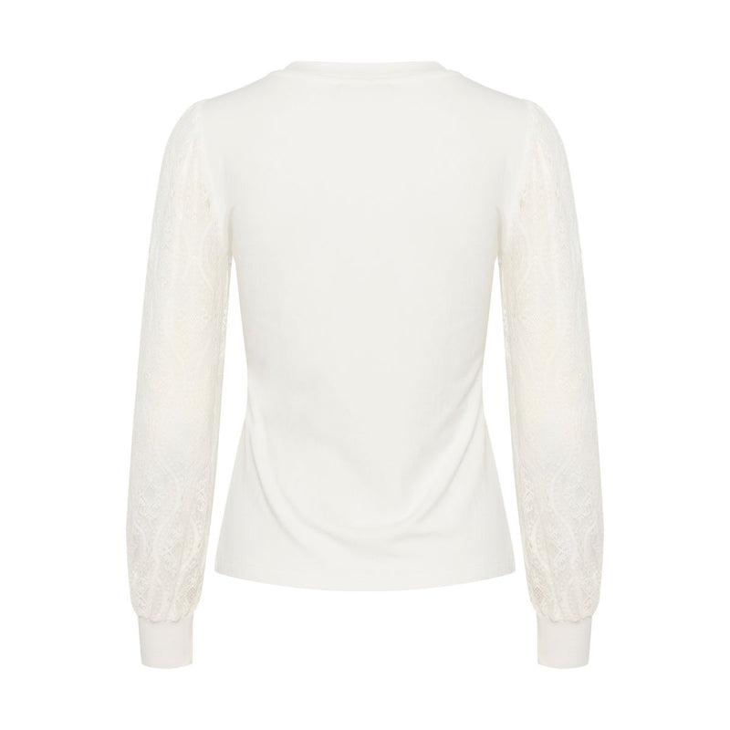Nima Jersey Blouse Chalk LIVE
