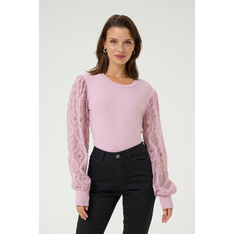 Nima Jersey Blouse Lilac Snow LIVE