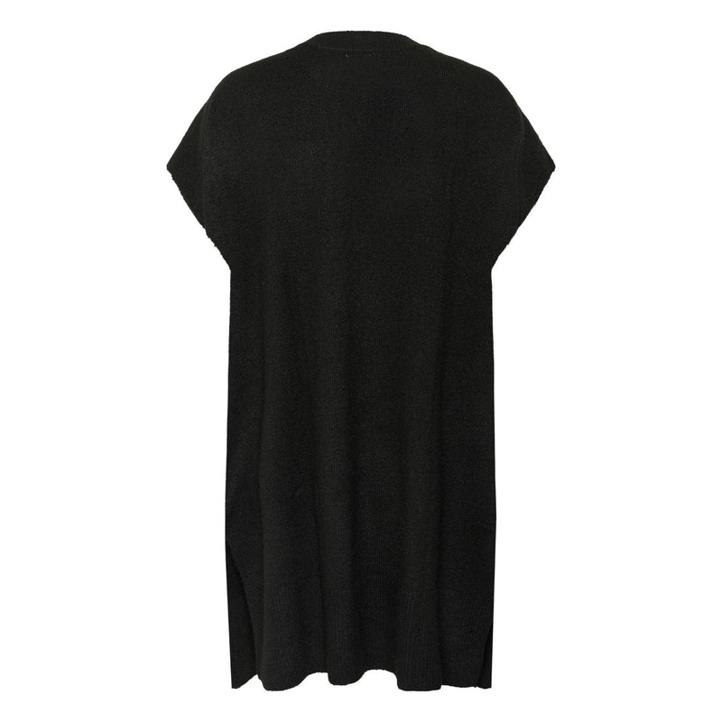 Annetta Knit Poncho Black LIVE
