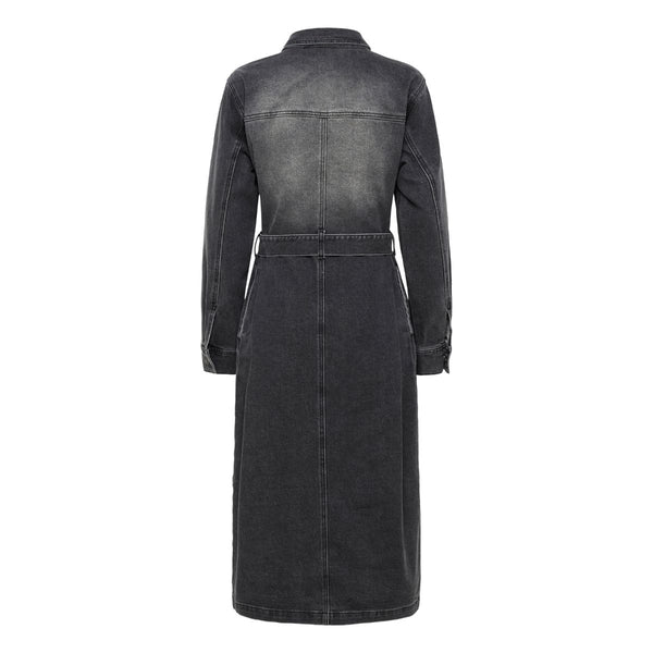 Abby Denim Dress Medium Grey