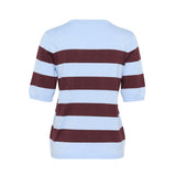 Lizza Striped Knit Windsurfer / Fudge