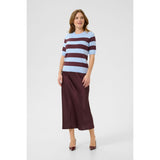 Lizza Striped Knit Windsurfer / Fudge
