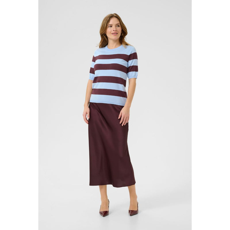 Lizza Striped Knit Windsurfer / Fudge