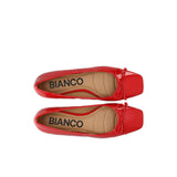 Rose Karrè Ballet Flat Faux Leather Red