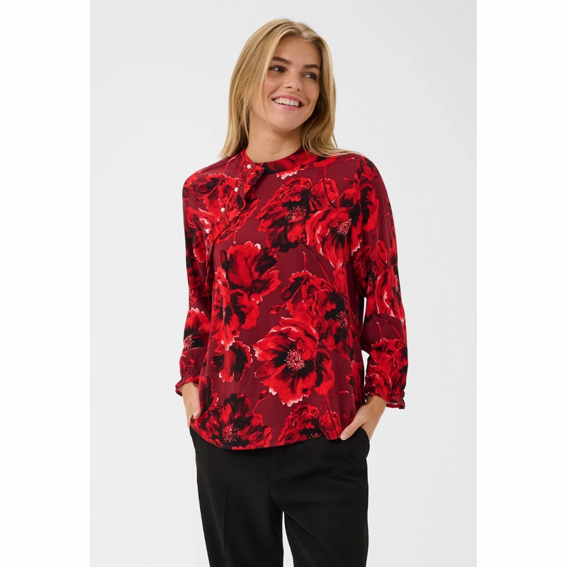 Rachel Elitha Shirt Red Flower
