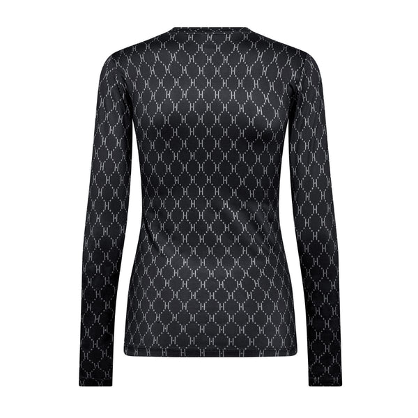 Hype the Detail Printed Blouse Black Grey