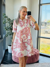 Bianca Dress Beige Rose