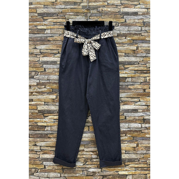 Chrysse Cotton Pant Black 2441