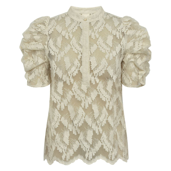 AnnGo Sofie Blouse Creme
