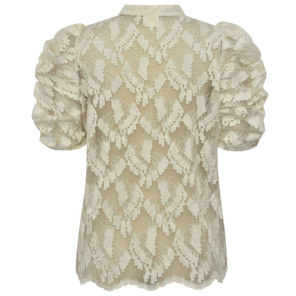 AnnGo Sofie Blouse Creme