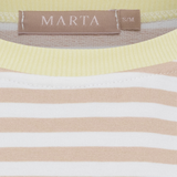 Marta Du Château 268402 Jamila T-shirt Beige Yellow