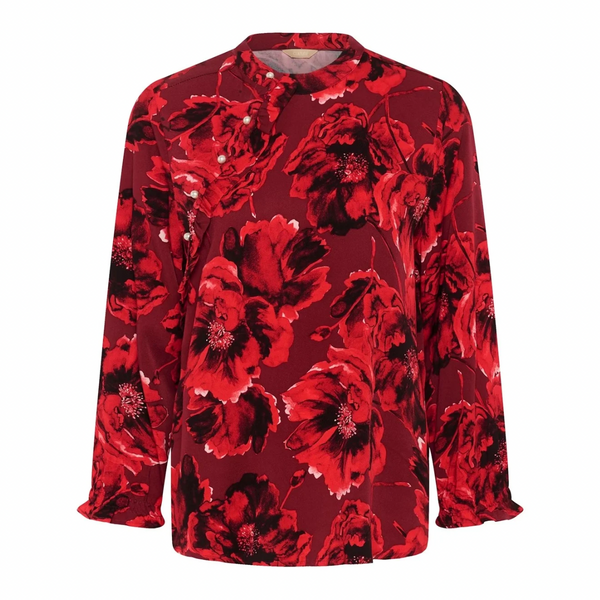 Rachel Elitha Shirt Red Flower