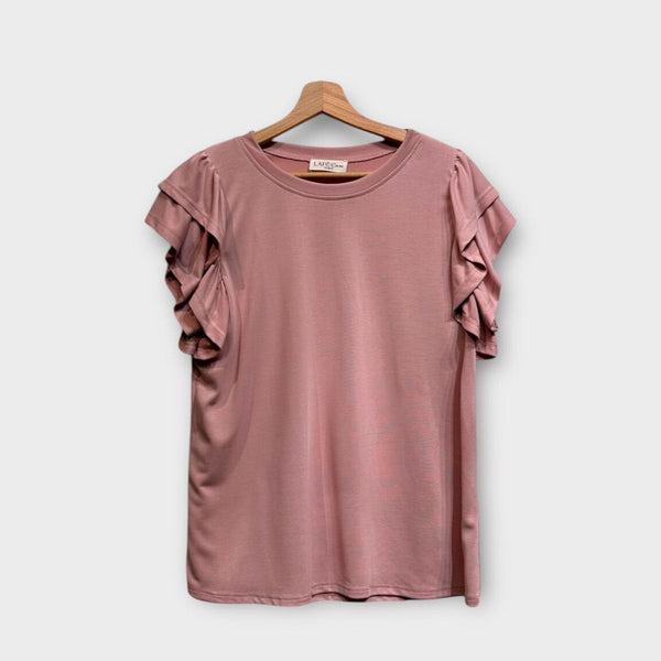 Lafee Shirt Old Rose 3776