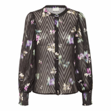 Claire Shirt Black Coffee Multi