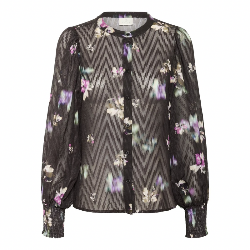Claire Shirt Black Coffee Multi