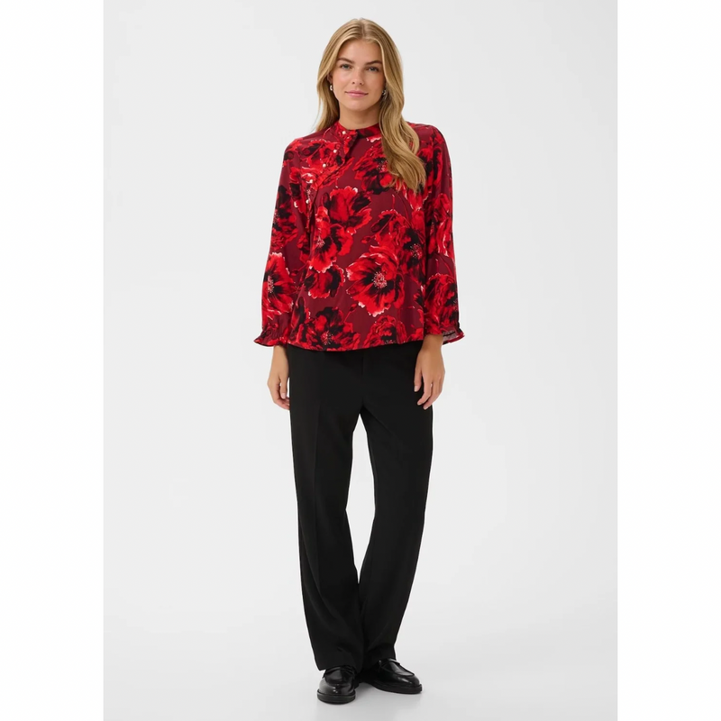 Rachel Elitha Shirt Red Flower