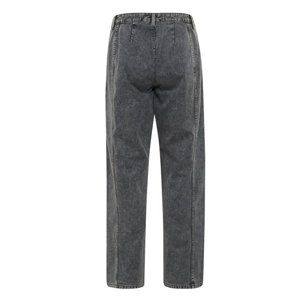 Carlina Pants Dark Gull Grey Washed