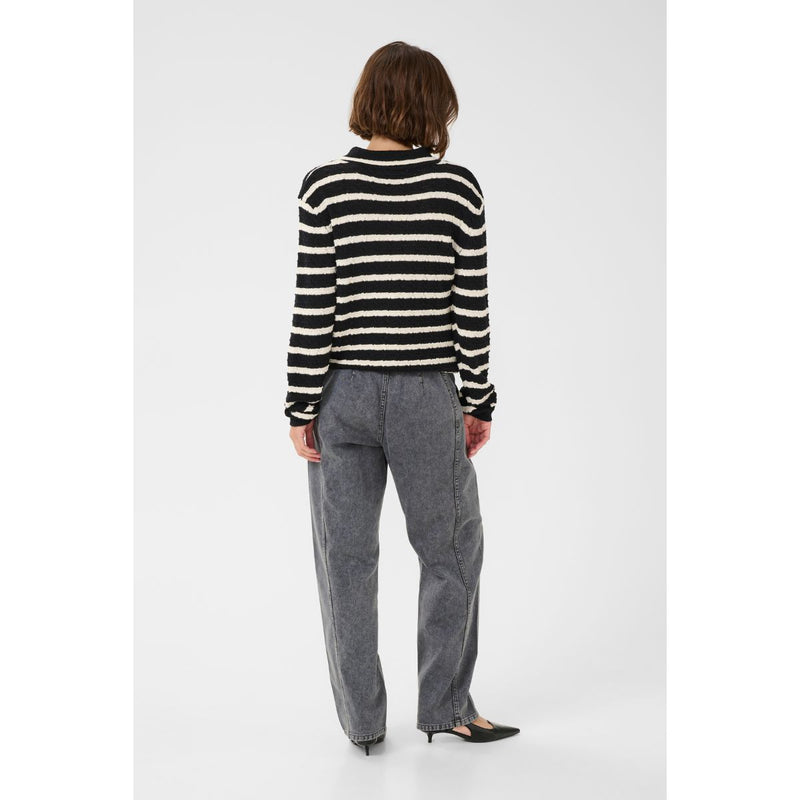 Carlina Pants Dark Gull Grey Washed