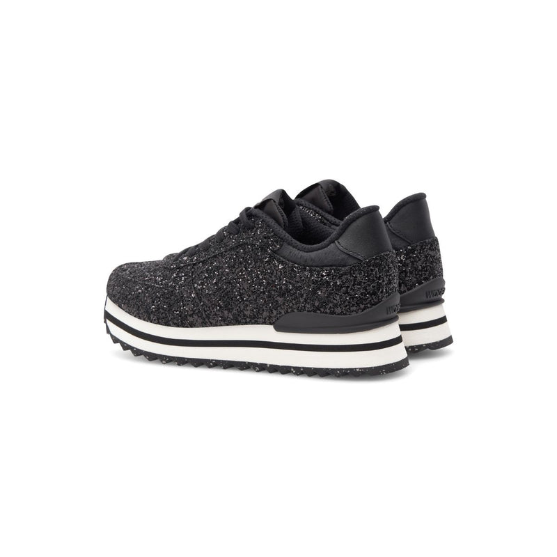 Ronja Plateau Glitter black