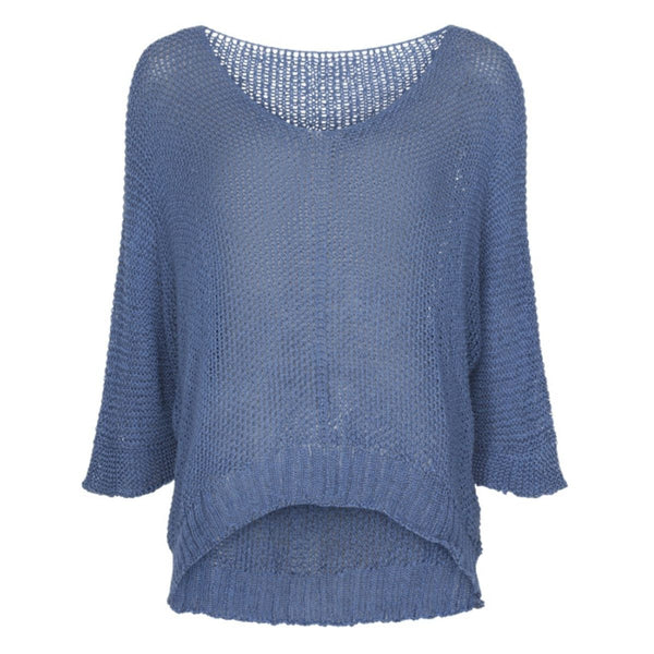 MARTA DU CHÁTEAU BETINA KNIT JEANS BLÅ

Super fin groft strikket bluse fra&nbsp;Marta du cháteau. Den har en dyb rund hals og 3/4 lange ærmer og en rummelig pasform.


Dyb rund hals og 3/4 lange ærmer
Jeans blå farve
Rummelig pasform
Onesize (XS-XL)