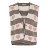Marta du Cháteau Phoenix Knit Vest Old Rose 8069