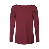 Alma LS Top Fleece Bordeaux