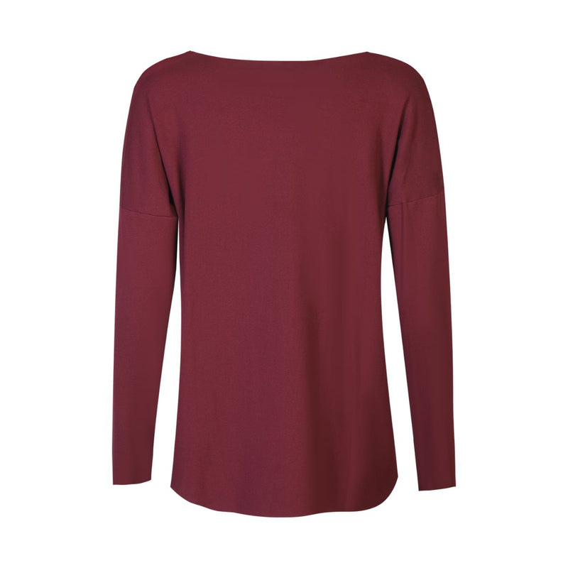 Alma LS Top Fleece Bordeaux