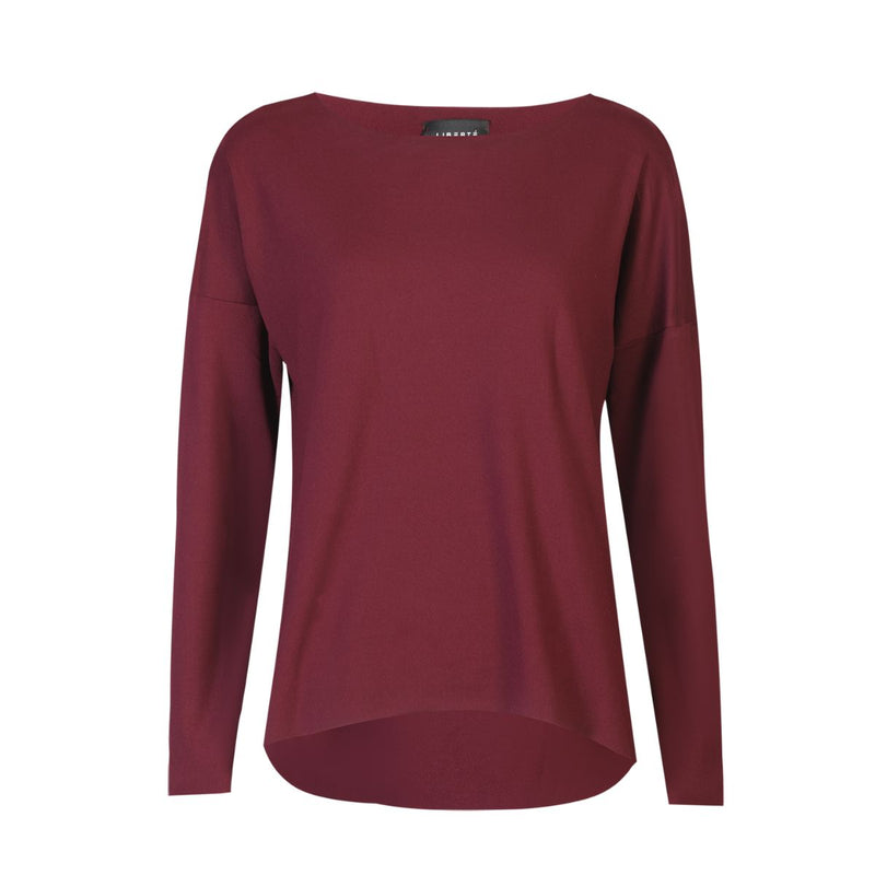 Alma LS Top Fleece Bordeaux