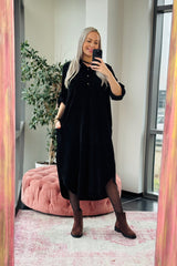 Velvet Dress Black