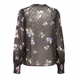 Claire Shirt Black Coffee Multi