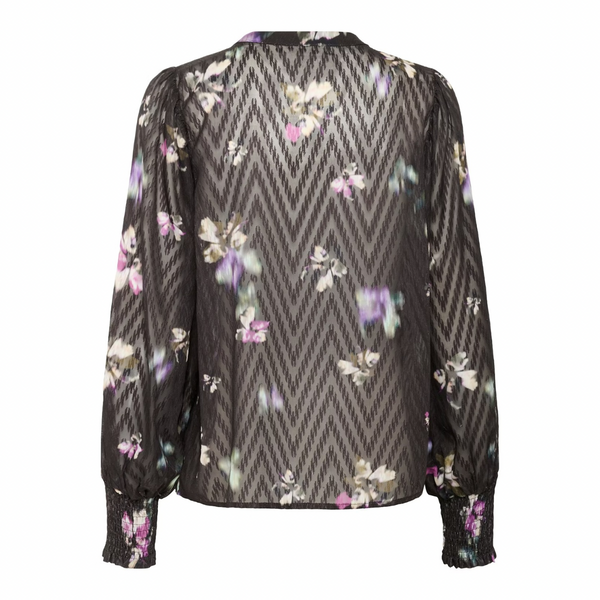 Claire Shirt Black Coffee Multi