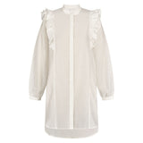 AlberthaGO Shirt Dress Off White