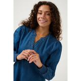 Allura Arpa Rib Dress dark blue wash